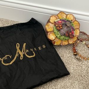 Mary Frances Bee Happy Beaded Crystal Cross body *strap broken*